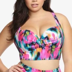 Multicolor Swim Top